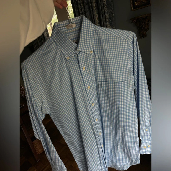 Peter Millar Other - Blue and White Peter Millar shirt. Size Small